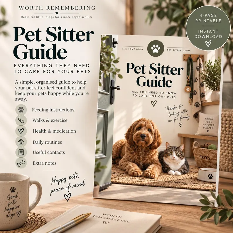 Pet Sitter Guide cover and product details